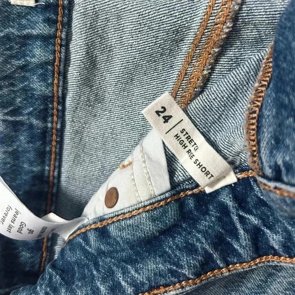 PacSun Stretch High Waisted Jean Shorts - Picture 5 of 7